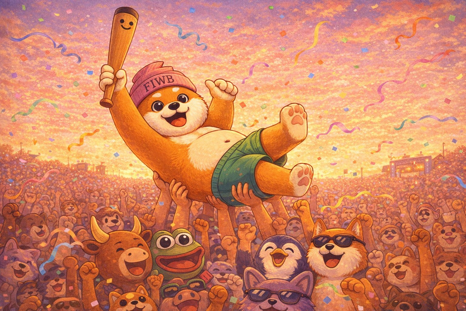 FIWB crowd-surfing with the community